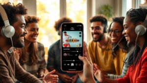 social audio connection platform